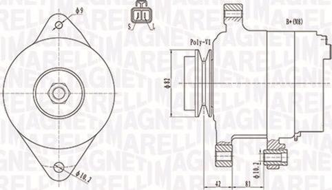 Magneti Marelli 063731806010 - Генератор avtolavka.club