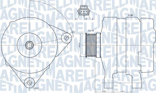 Magneti Marelli 063731834010 - Генератор avtolavka.club