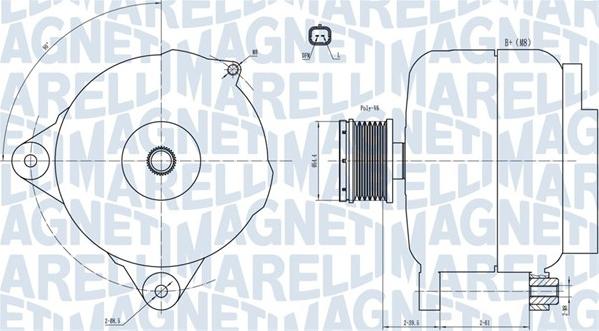 Magneti Marelli 063731876010 - Генератор avtolavka.club