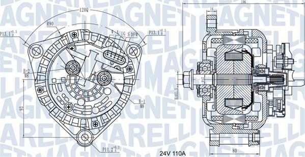 Magneti Marelli 063731871010 - Генератор avtolavka.club