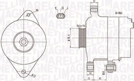 Magneti Marelli 063731793010 - Генератор avtolavka.club