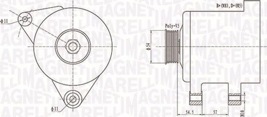 Magneti Marelli 063731747010 - Генератор avtolavka.club