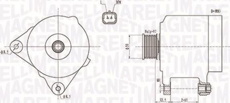 Magneti Marelli 063731768010 - Генератор avtolavka.club