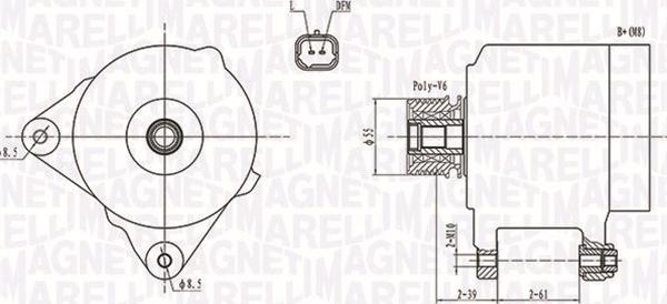 Magneti Marelli 063731762010 - Генератор avtolavka.club