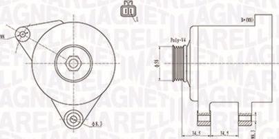 Magneti Marelli 063731789010 - Генератор avtolavka.club