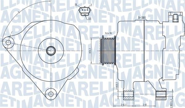 Magneti Marelli 063731778010 - Генератор avtolavka.club