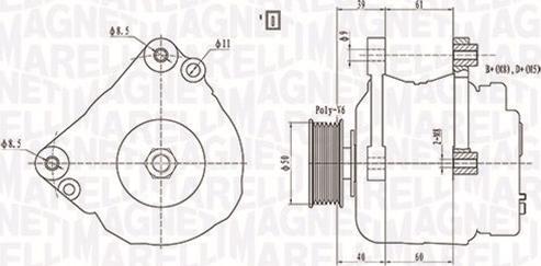 Magneti Marelli 063738290010 - Генератор avtolavka.club