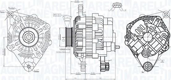 Magneti Marelli 063733526010 - Генератор avtolavka.club