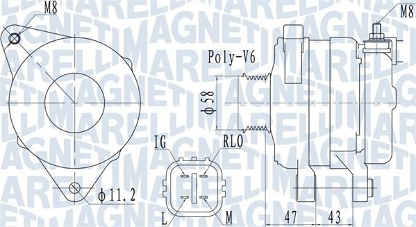 Magneti Marelli 063732097010 - Генератор avtolavka.club