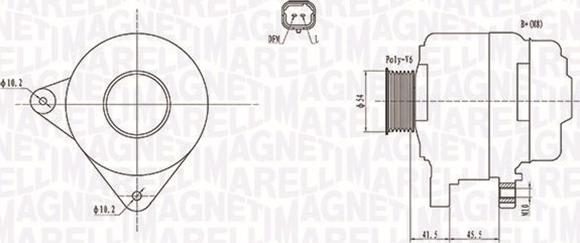 Magneti Marelli 063732008010 - Генератор avtolavka.club