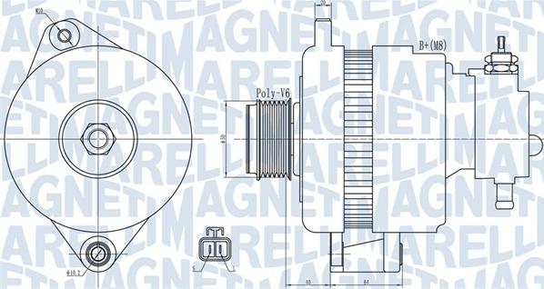 Magneti Marelli 063732018010 - Генератор avtolavka.club