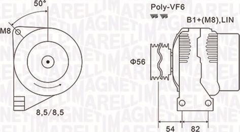 Magneti Marelli 063732028010 - Генератор avtolavka.club