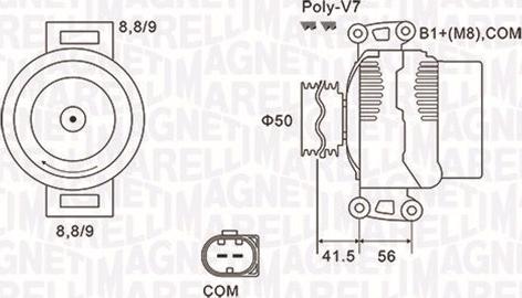 Magneti Marelli 063732108010 - Генератор avtolavka.club