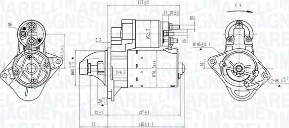 Magneti Marelli 063725395010 - Стартер avtolavka.club