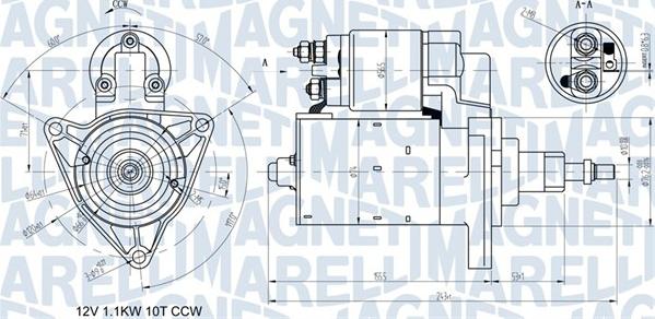 Magneti Marelli 063720597010 - Стартер avtolavka.club