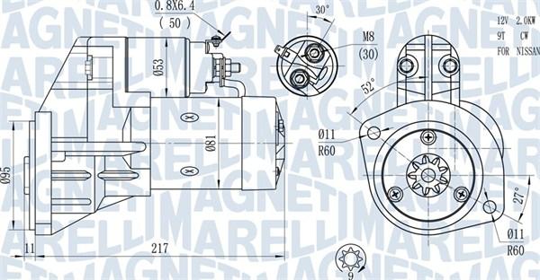 Magneti Marelli 063720660010 - Стартер avtolavka.club