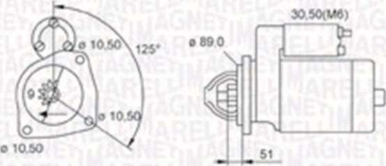 Magneti Marelli 063720008010 - Стартер avtolavka.club