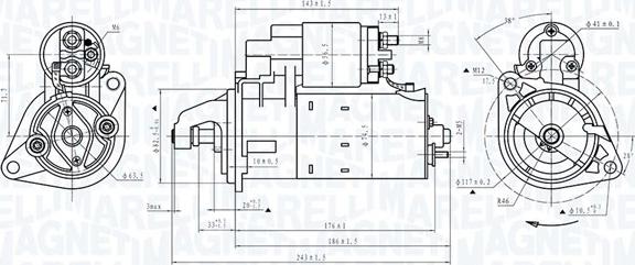 Magneti Marelli 063720372010 - Стартер avtolavka.club