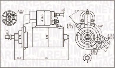 Magneti Marelli 063720713010 - Стартер avtolavka.club