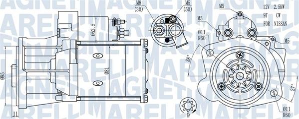 Magneti Marelli 063721491010 - Стартер avtolavka.club