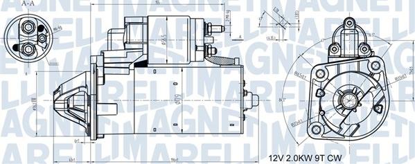 Magneti Marelli 063721408010 - Стартер avtolavka.club