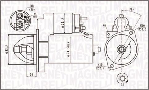 Magneti Marelli 063721410010 - Стартер avtolavka.club