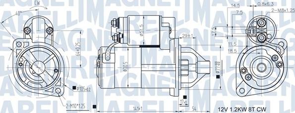 Magneti Marelli 063721433010 - Стартер avtolavka.club