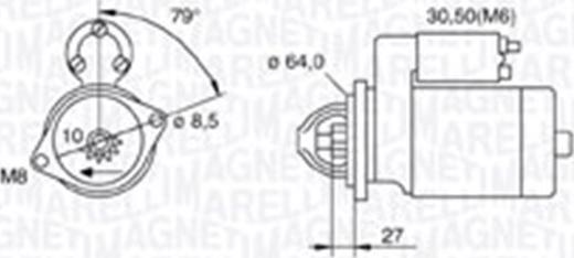 Magneti Marelli 063721511010 - Стартер avtolavka.club