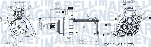 Magneti Marelli 063721533010 - Стартер avtolavka.club