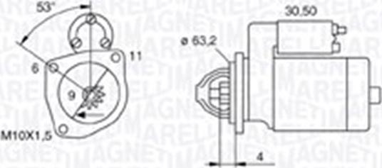 Magneti Marelli 063721057010 - Стартер avtolavka.club