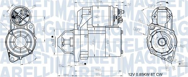 Magneti Marelli 063721117010 - Стартер avtolavka.club