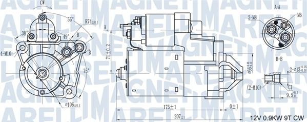 Magneti Marelli 063721179010 - Стартер avtolavka.club