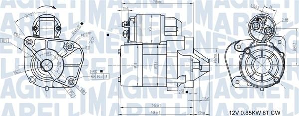 Magneti Marelli 063721174010 - Стартер avtolavka.club