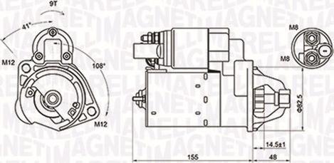 Magneti Marelli 063721394010 - Стартер avtolavka.club