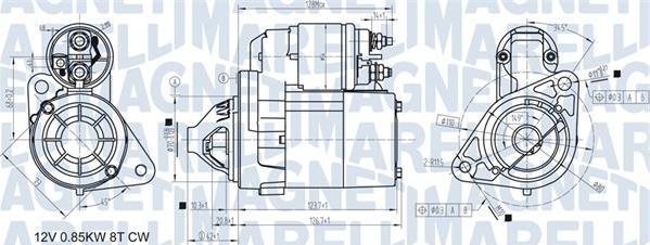 Magneti Marelli 063721307010 - Стартер avtolavka.club