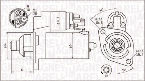 Magneti Marelli 063721323010 - Стартер avtolavka.club