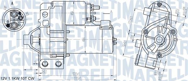 Magneti Marelli 063721290010 - Стартер avtolavka.club