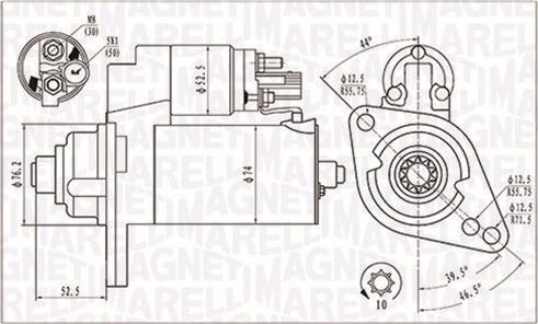 Magneti Marelli 063721293010 - Стартер avtolavka.club