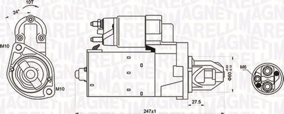 Magneti Marelli 063721249010 - Стартер avtolavka.club