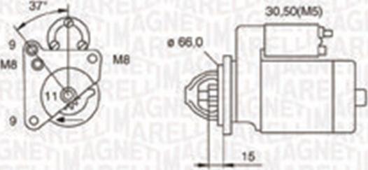 Magneti Marelli 063721260010 - Стартер avtolavka.club