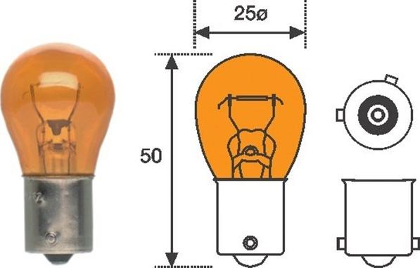 Magneti Marelli 009600260000 - Лампа розжарювання, ліхтар покажчика повороту avtolavka.club