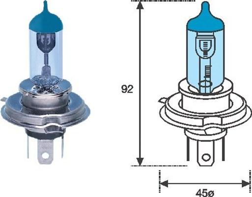 Magneti Marelli 002602100000 - Лампа розжарювання, фара дальнього світла avtolavka.club