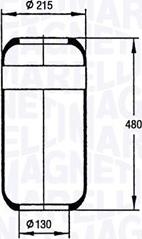 Magneti Marelli 030607020044 - Кожух пневматичної ресори avtolavka.club