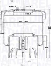 Magneti Marelli 030607020304 - Кожух пневматичної ресори avtolavka.club