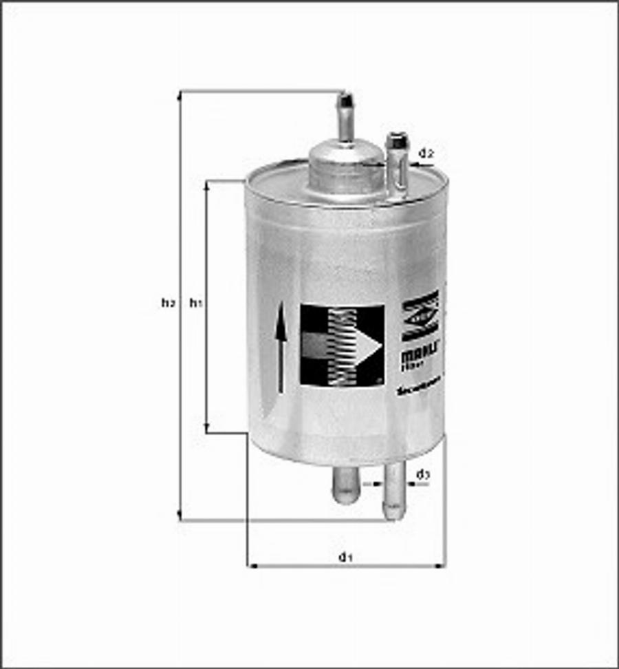 Magneti Marelli 154065929920 - Паливний фільтр avtolavka.club