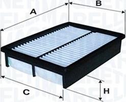 Magneti Marelli 153071762529 - Повітряний фільтр avtolavka.club
