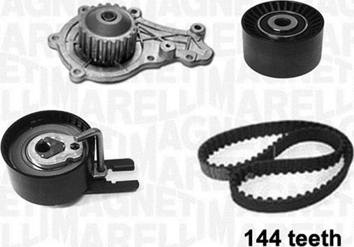 Magneti Marelli 341406450001 - Водяний насос + комплект зубчатого ременя avtolavka.club