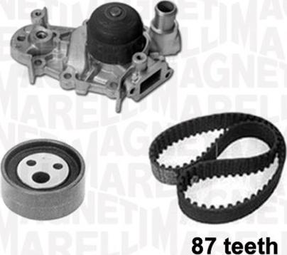 Magneti Marelli 341401470001 - Водяний насос + комплект зубчатого ременя avtolavka.club