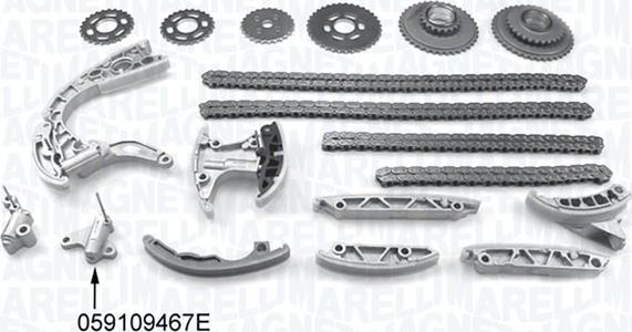 Magneti Marelli 341500001180 - Комплект ланцюга приводу распредвала avtolavka.club