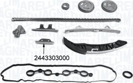 Magneti Marelli 341500001350 - Комплект ланцюга приводу распредвала avtolavka.club